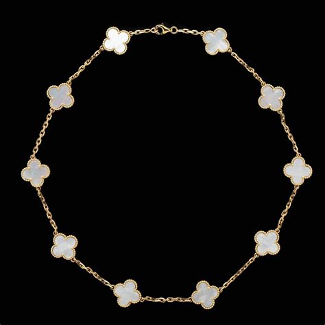 van cleef arpels clover necklace replica